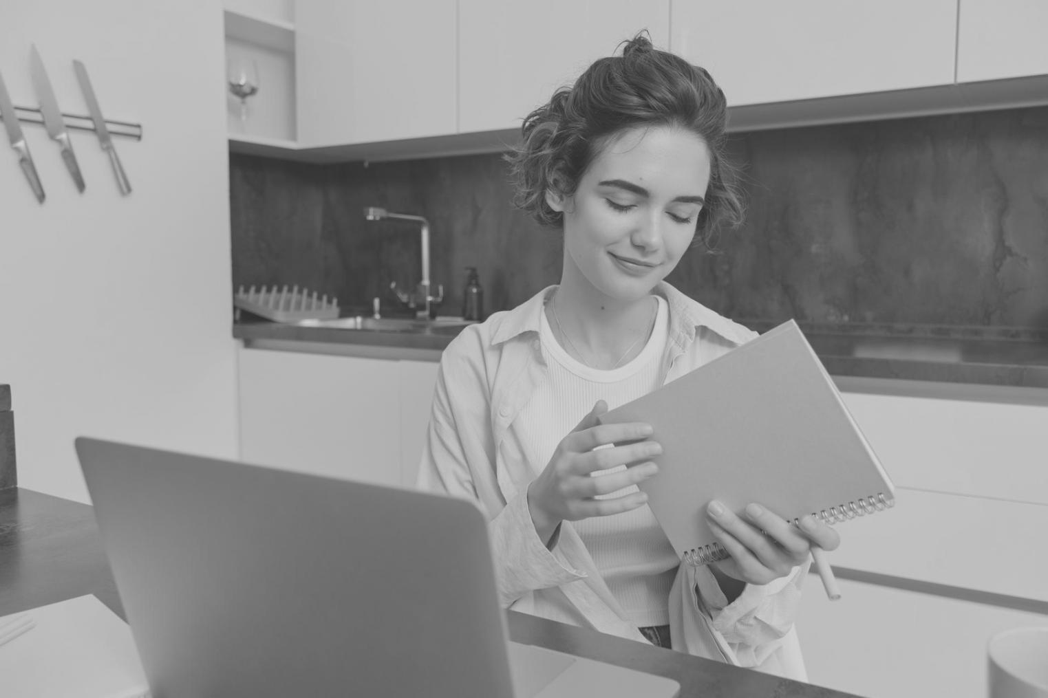 Team collaboration workspace with financial planning materials